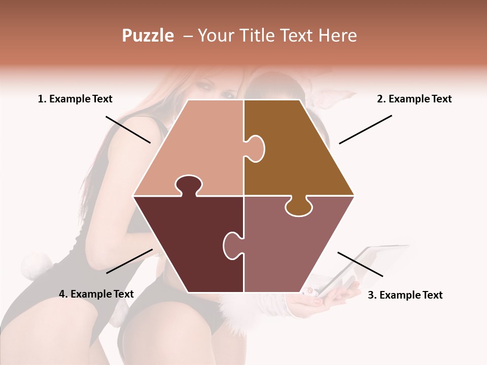 Girl Party Xmas PowerPoint Template