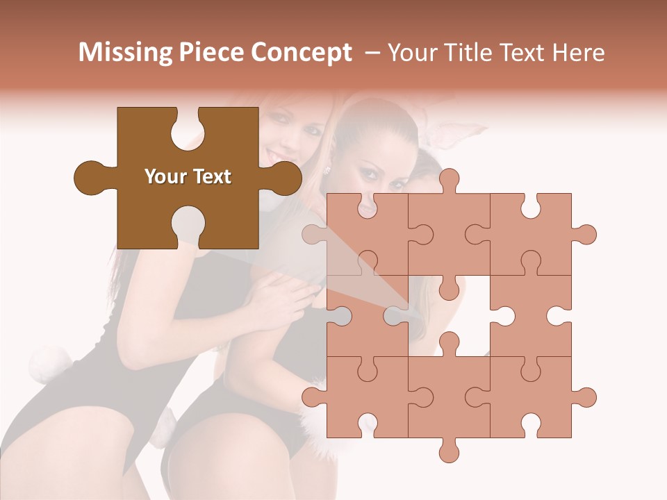 Girl Party Xmas PowerPoint Template