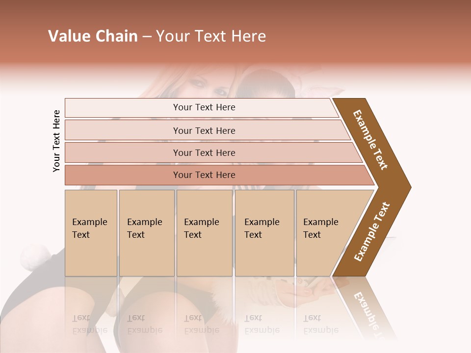 Girl Party Xmas PowerPoint Template