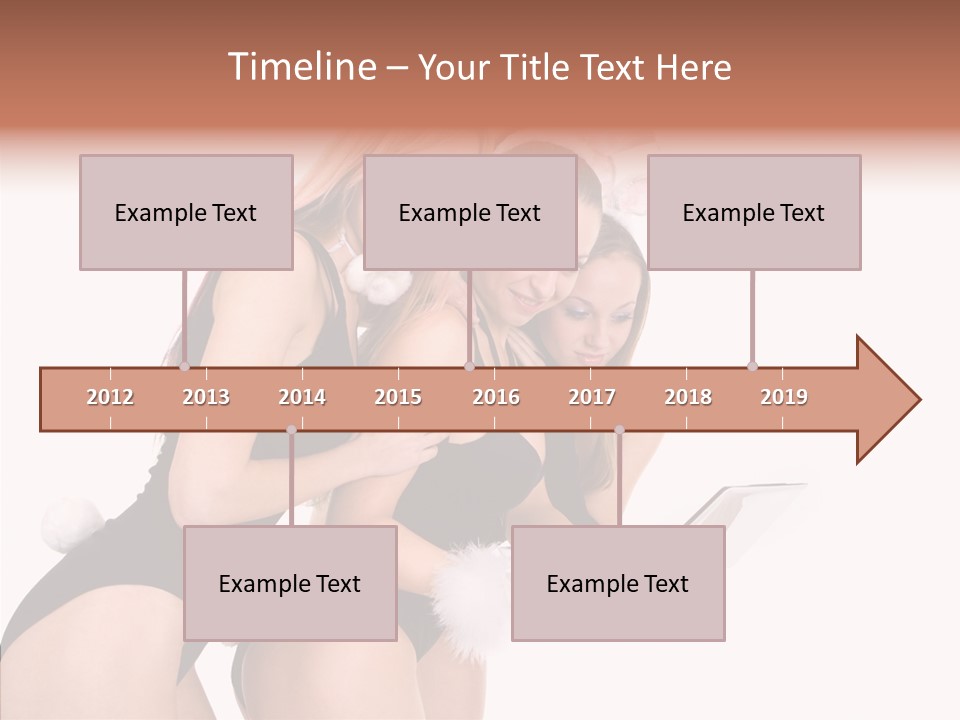 Girl Party Xmas PowerPoint Template