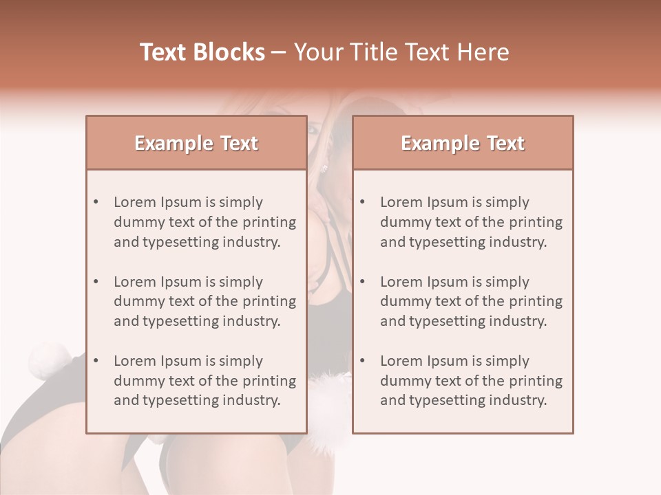 Girl Party Xmas PowerPoint Template