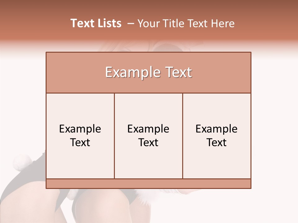 Girl Party Xmas PowerPoint Template