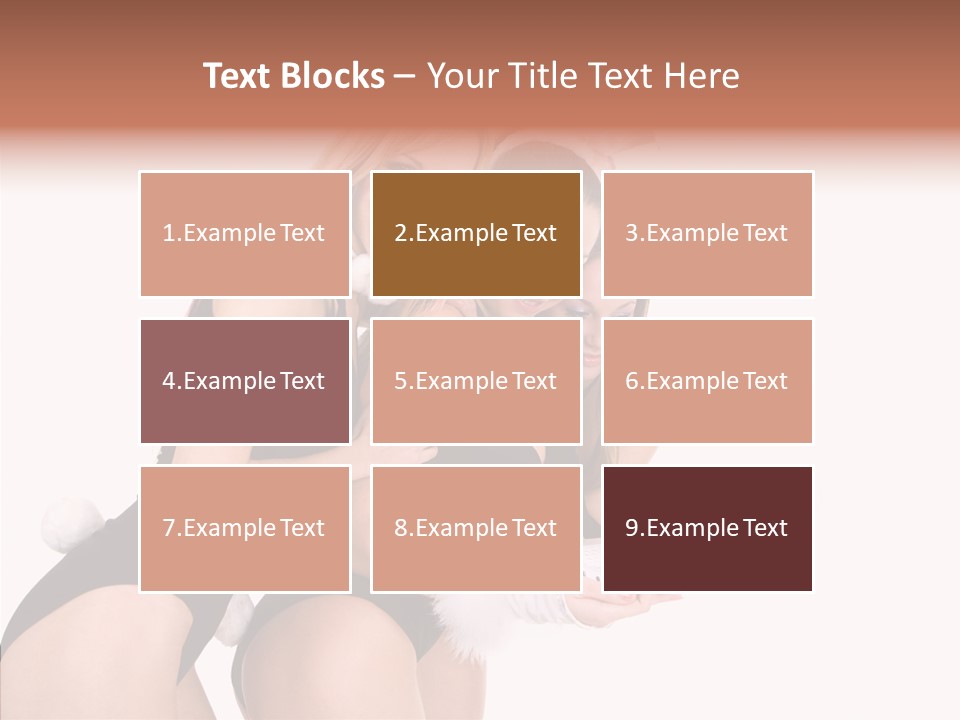 Girl Party Xmas PowerPoint Template