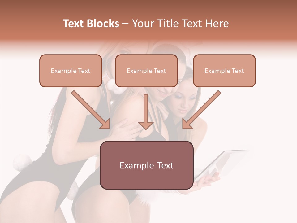 Girl Party Xmas PowerPoint Template