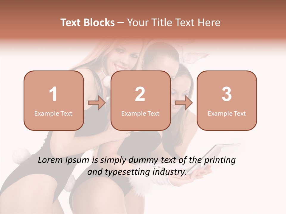 Girl Party Xmas PowerPoint Template