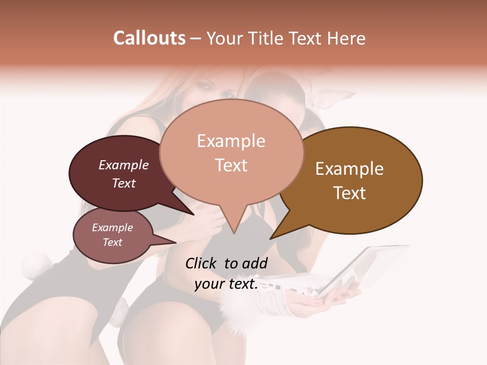 Girl Party Xmas PowerPoint Template