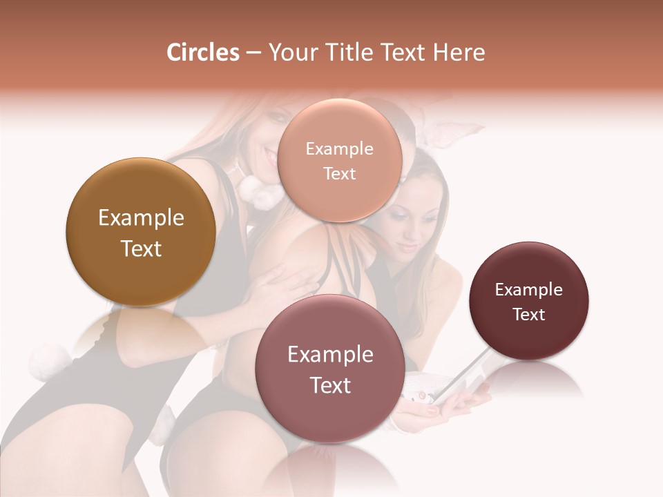 Girl Party Xmas PowerPoint Template