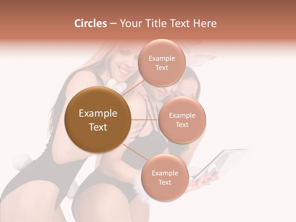 Girl Party Xmas PowerPoint Template