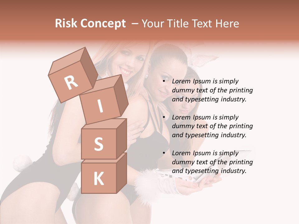 Girl Party Xmas PowerPoint Template