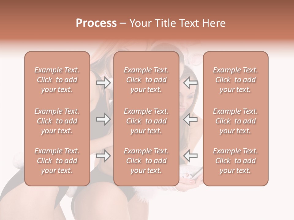 Girl Party Xmas PowerPoint Template