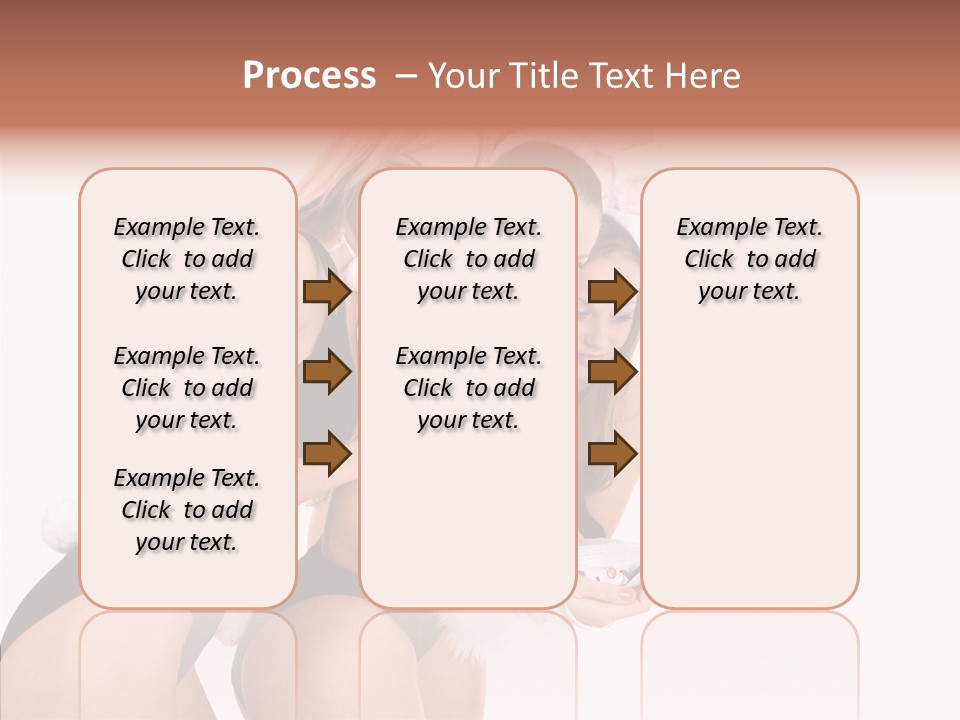 Girl Party Xmas PowerPoint Template