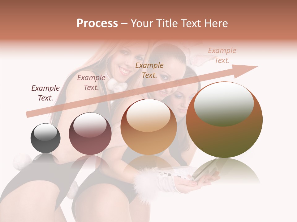 Girl Party Xmas PowerPoint Template