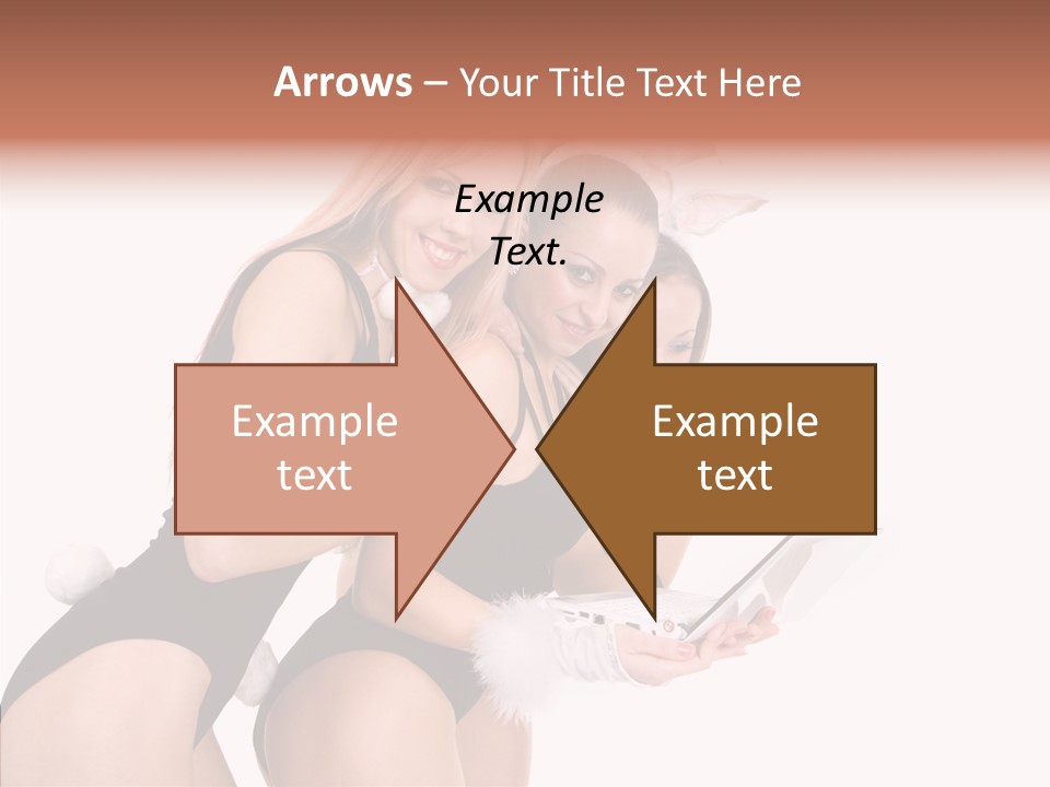 Girl Party Xmas PowerPoint Template