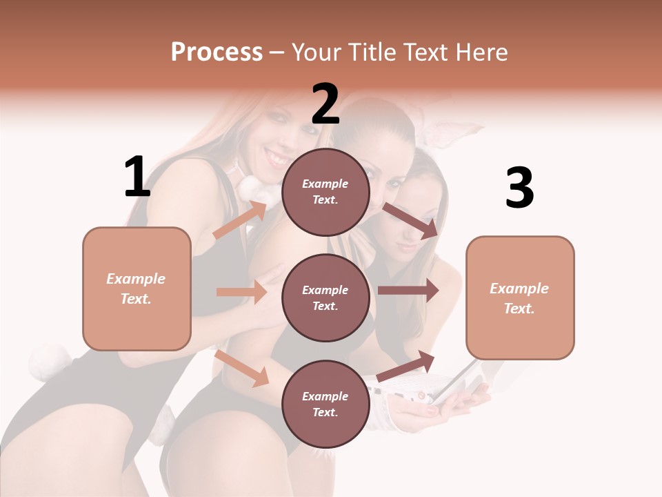 Girl Party Xmas PowerPoint Template