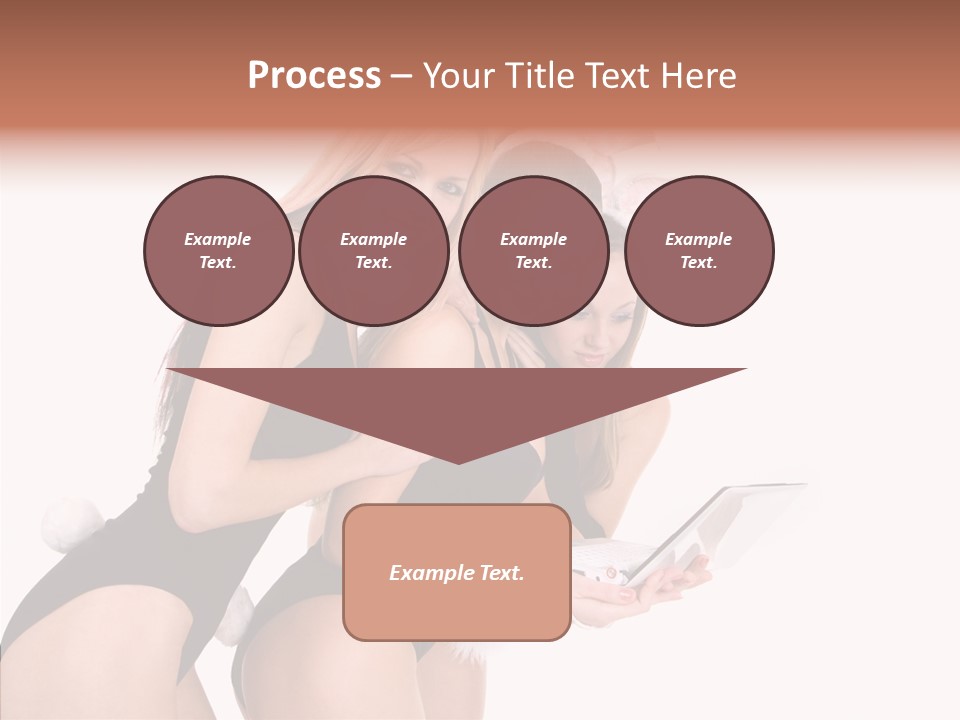 Girl Party Xmas PowerPoint Template