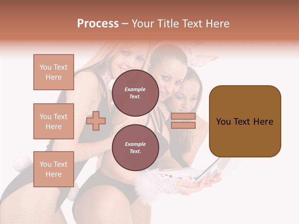 Girl Party Xmas PowerPoint Template