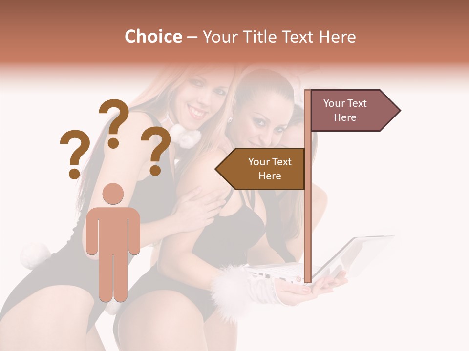 Girl Party Xmas PowerPoint Template