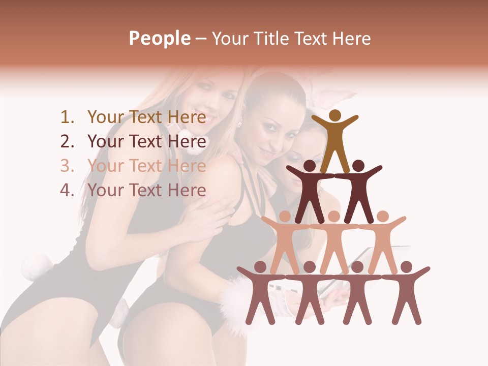 Girl Party Xmas PowerPoint Template