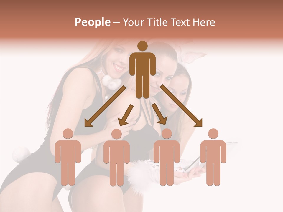 Girl Party Xmas PowerPoint Template