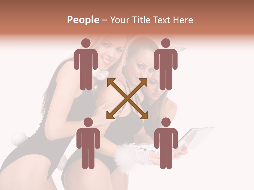 Girl Party Xmas PowerPoint Template