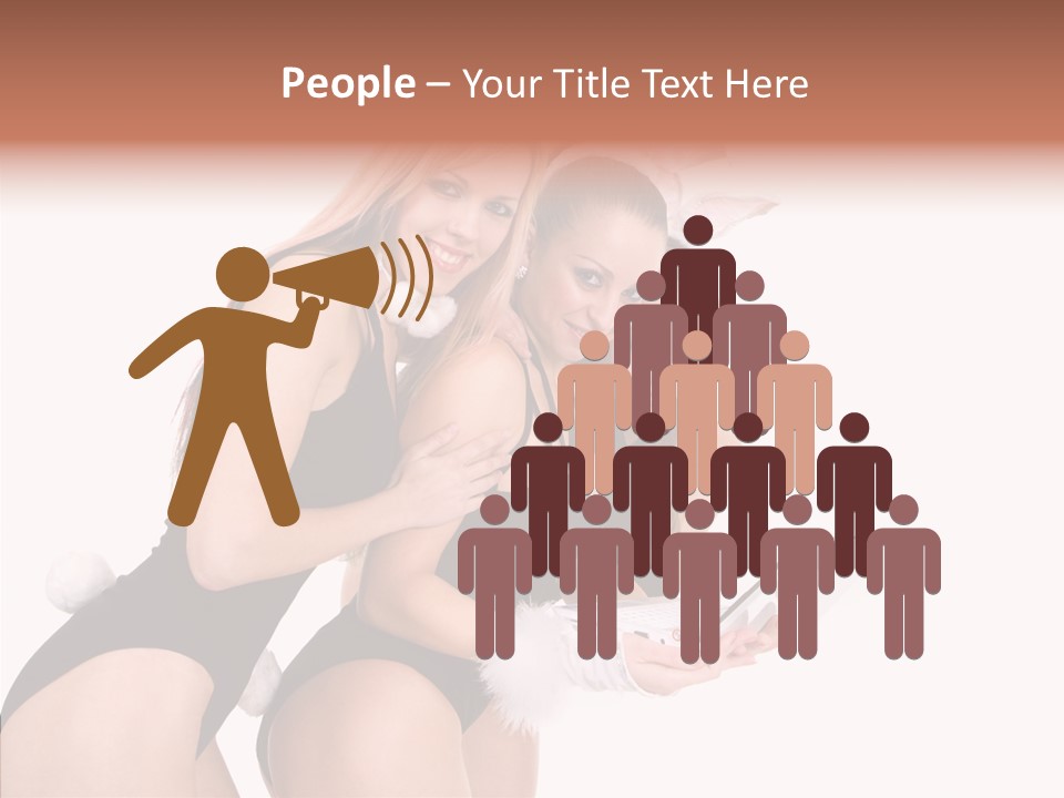 Girl Party Xmas PowerPoint Template