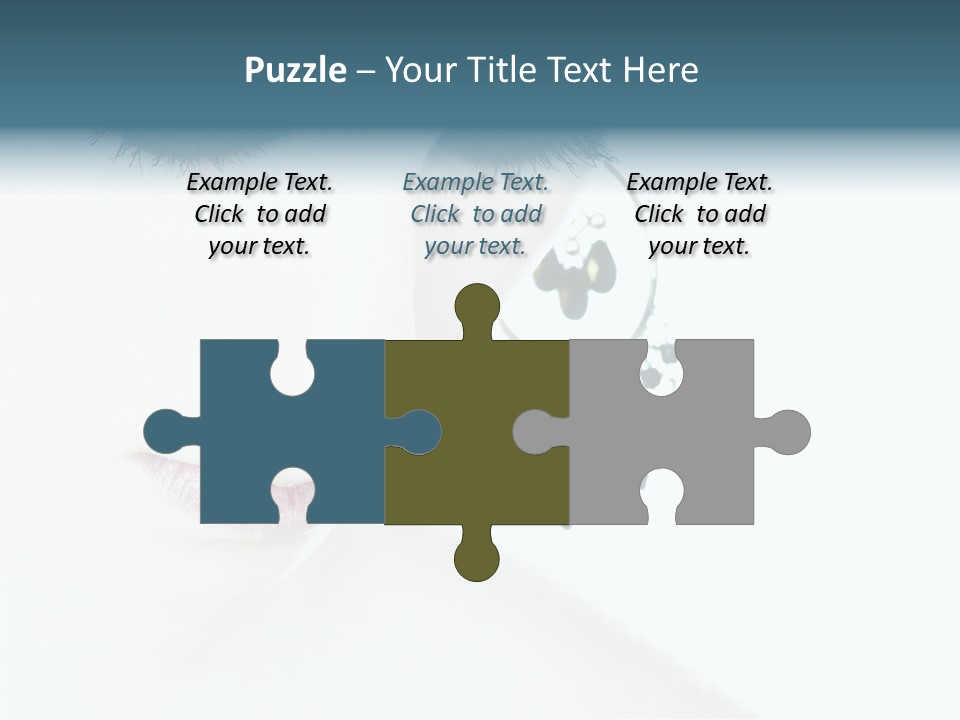 Tranquil Portrait Face PowerPoint Template