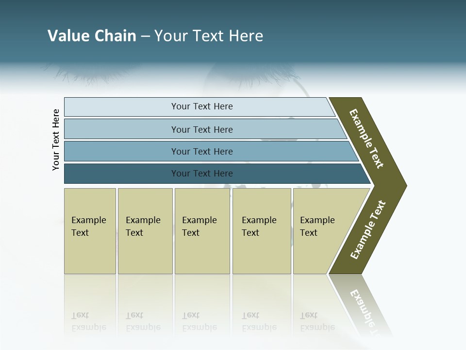Tranquil Portrait Face PowerPoint Template