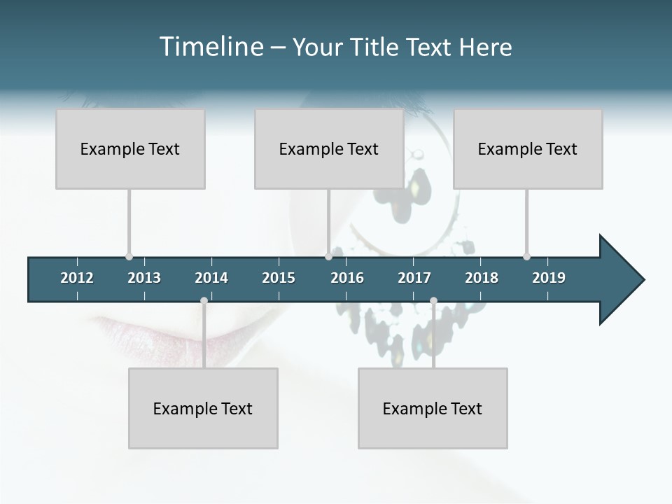 Tranquil Portrait Face PowerPoint Template
