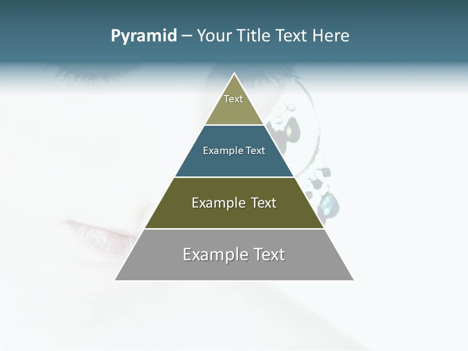 Tranquil Portrait Face PowerPoint Template