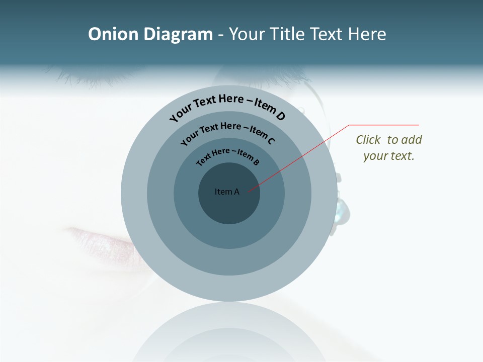 Tranquil Portrait Face PowerPoint Template