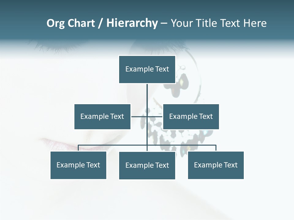 Tranquil Portrait Face PowerPoint Template