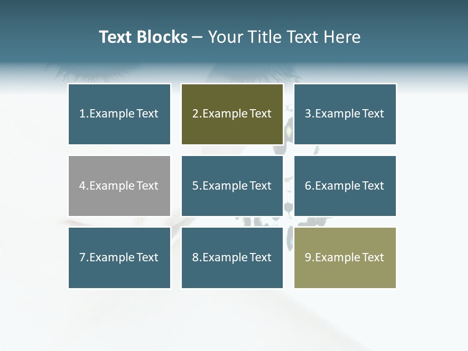 Tranquil Portrait Face PowerPoint Template