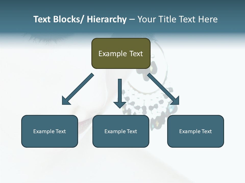 Tranquil Portrait Face PowerPoint Template