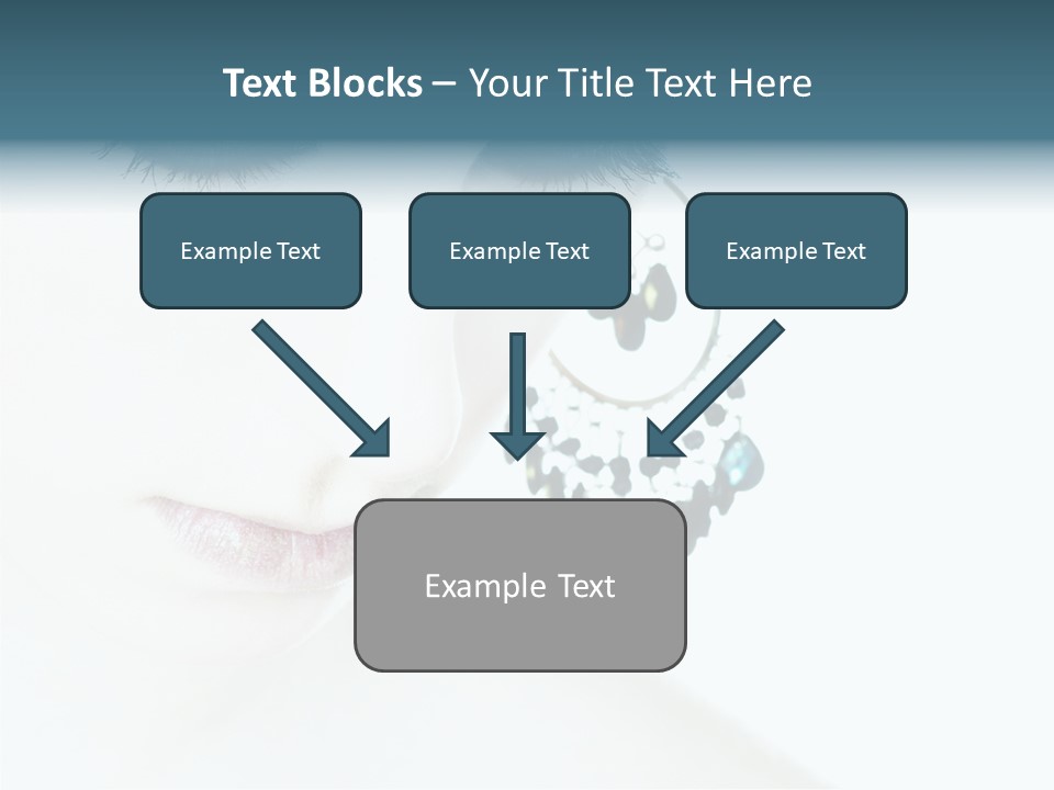 Tranquil Portrait Face PowerPoint Template