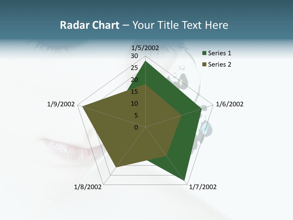 Tranquil Portrait Face PowerPoint Template