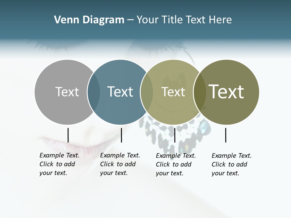 Tranquil Portrait Face PowerPoint Template