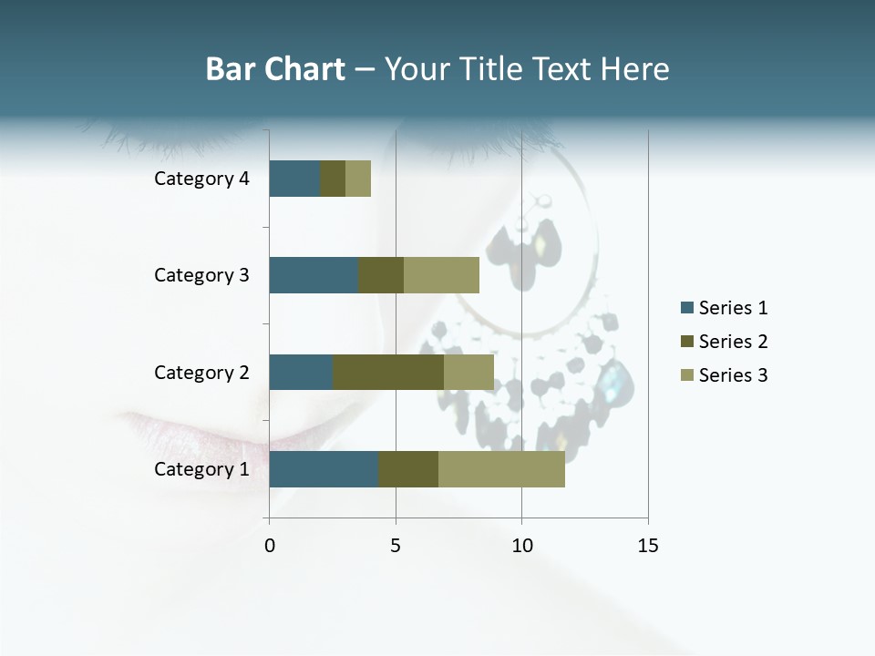 Tranquil Portrait Face PowerPoint Template