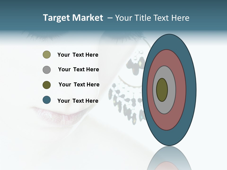 Tranquil Portrait Face PowerPoint Template