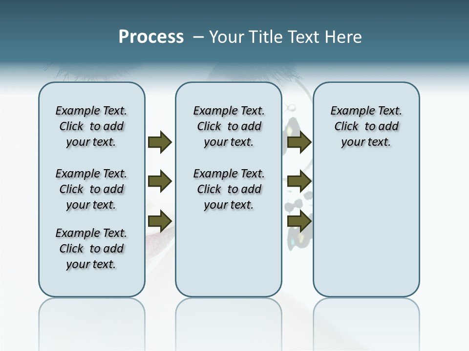 Tranquil Portrait Face PowerPoint Template