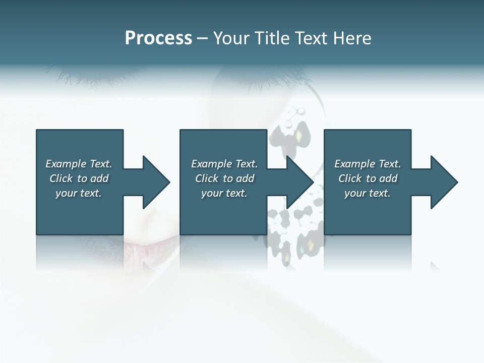 Tranquil Portrait Face PowerPoint Template
