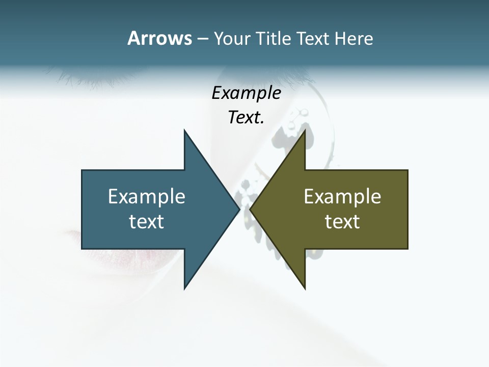 Tranquil Portrait Face PowerPoint Template