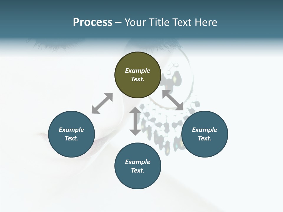 Tranquil Portrait Face PowerPoint Template