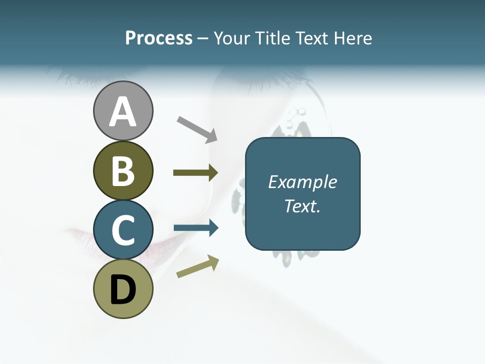 Tranquil Portrait Face PowerPoint Template