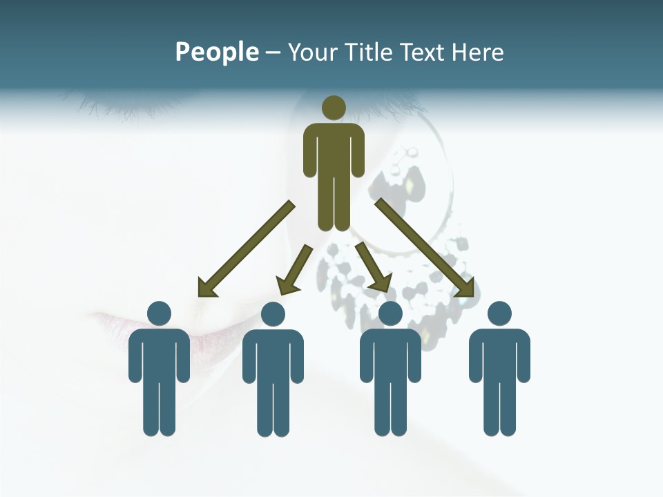 Tranquil Portrait Face PowerPoint Template