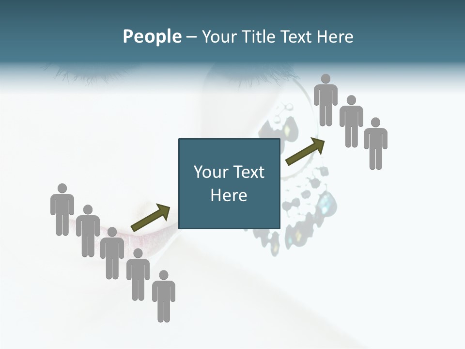 Tranquil Portrait Face PowerPoint Template