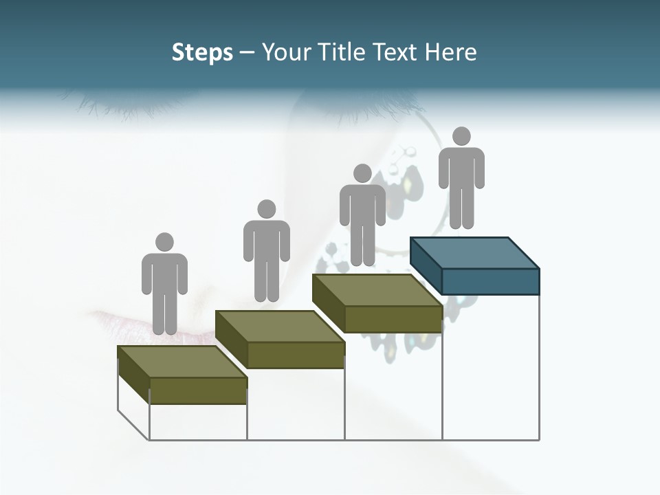 Tranquil Portrait Face PowerPoint Template