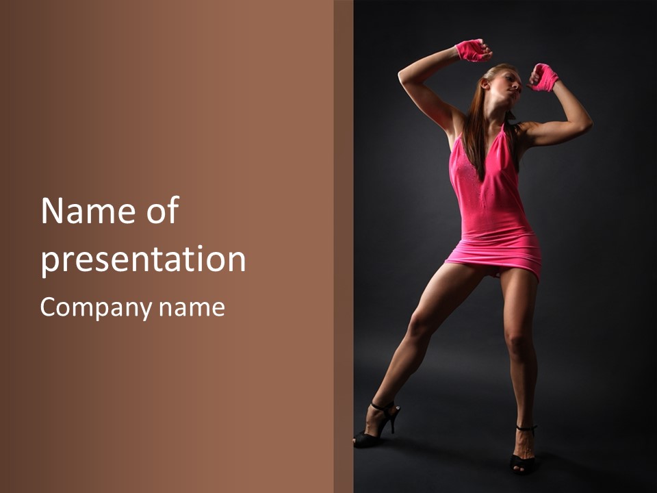 Performance Slim Stripper PowerPoint Template