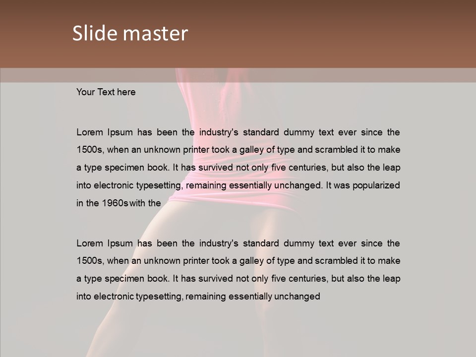 Performance Slim Stripper PowerPoint Template