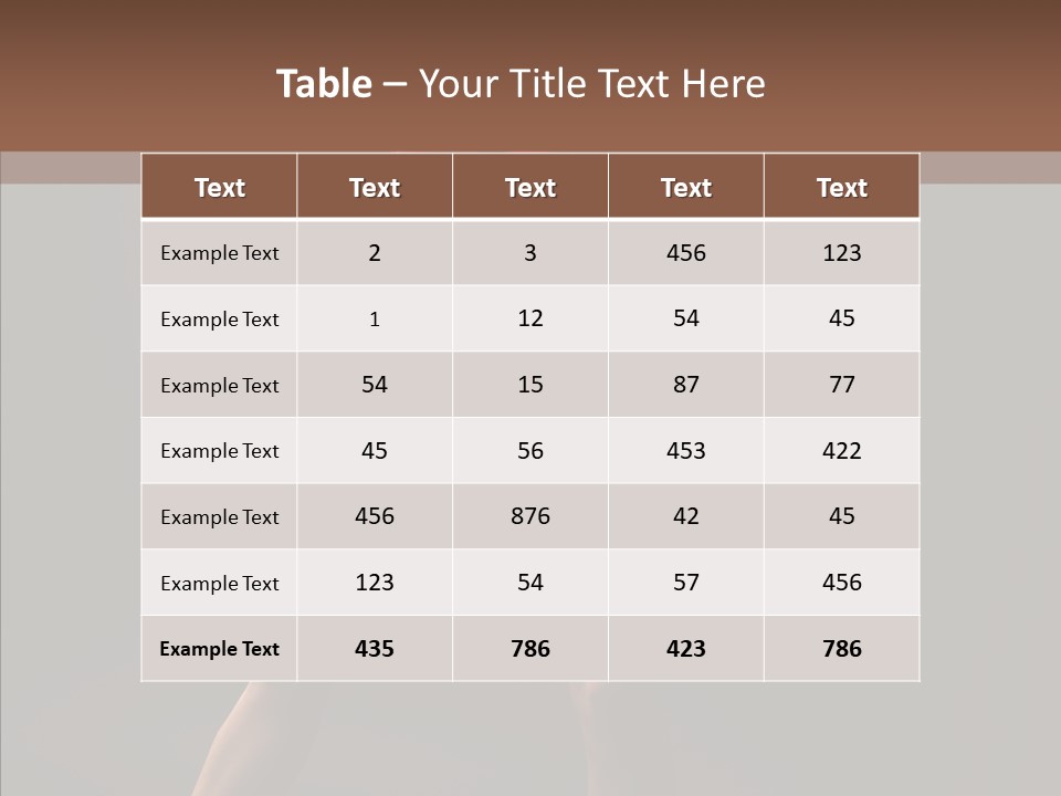 Performance Slim Stripper PowerPoint Template