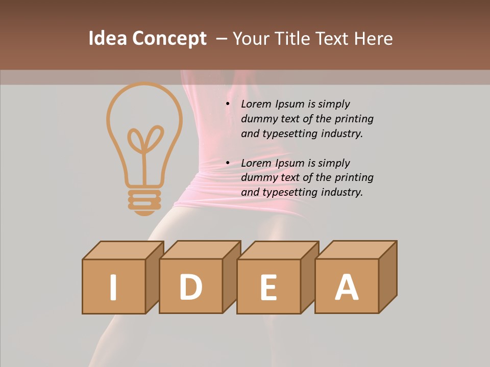 Performance Slim Stripper PowerPoint Template